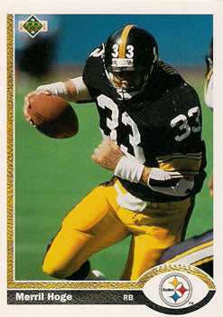 #131 Merril Hoge - Pittsburgh Steelers - 1991 Upper Deck Football