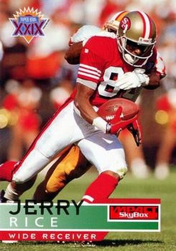 #131 Jerry Rice - San Francisco 49ers - 1995 SkyBox Impact Football