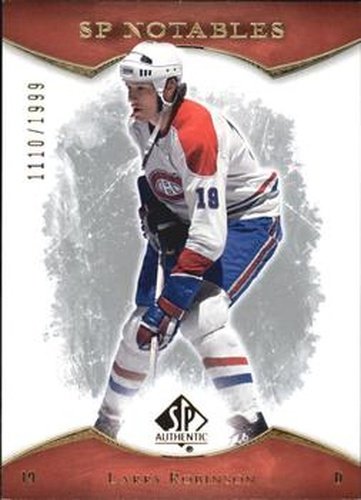 #131 Larry Robinson - Montreal Canadiens - 2007-08 SP Authentic Hockey