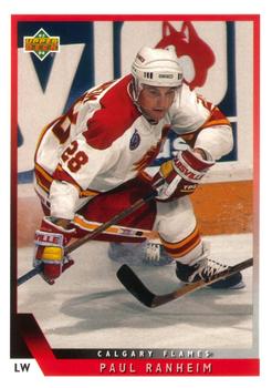 #131 Paul Ranheim - Calgary Flames - 1993-94 Upper Deck Hockey