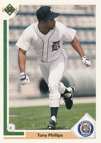 #131 Tony Phillips - Detroit Tigers - 1991 Upper Deck Baseball