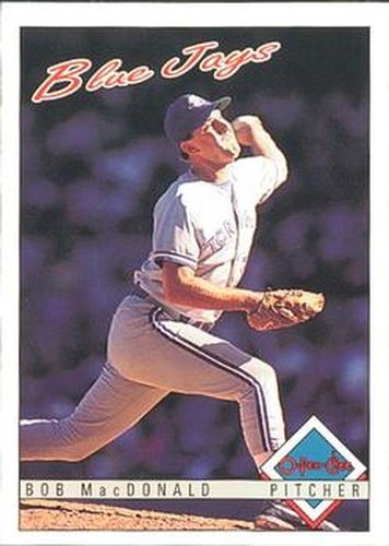 #131 Bob MacDonald - Toronto Blue Jays - 1993 O-Pee-Chee Baseball