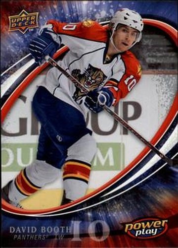 #131 David Booth - Florida Panthers - 2008-09 Upper Deck Power Play Box Set Hockey