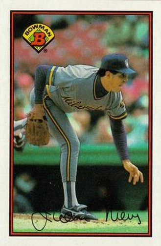 #131 Juan Nieves - Milwaukee Brewers - 1989 Bowman Baseball