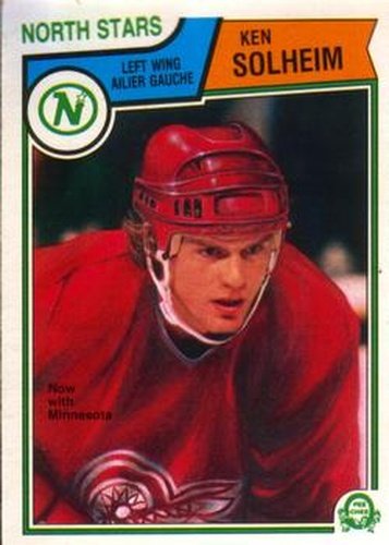 #131 Ken Solheim - Minnesota North Stars - 1983-84 O-Pee-Chee Hockey