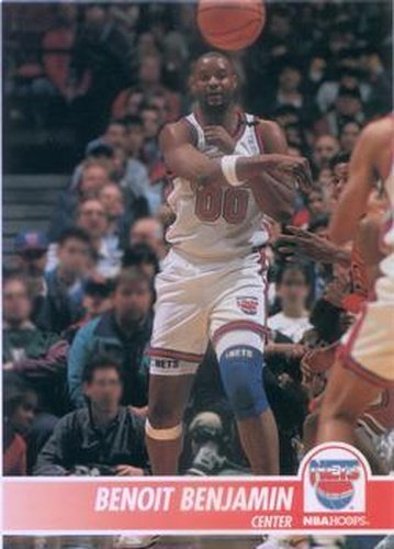 #131 Benoit Benjamin - New Jersey Nets - 1994-95 Hoops Basketball
