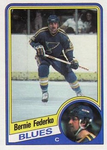 #131 Bernie Federko - St. Louis Blues - 1984-85 Topps Hockey