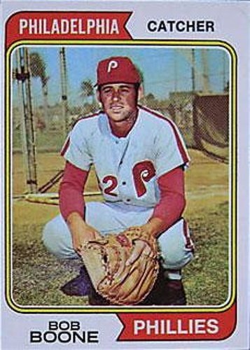 #131 Bob Boone - Philadelphia Phillies - 1974 Topps Baseball