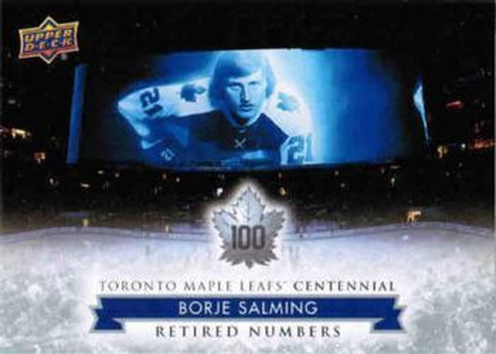 #131 Borje Salming - Toronto Maple Leafs - 2017 Upper Deck Toronto Maple Leafs Centennial Hockey