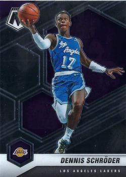 #131 Dennis Schroder - Los Angeles Lakers - 2020-21 Panini Mosaic Basketball