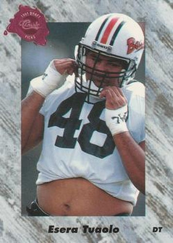 #131 Esera Tuaolo - Green Bay Packers - 1991 Classic Four Sport