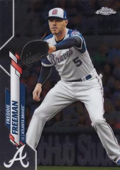 #131 Freddie Freeman - Atlanta Braves - 2020 Topps Chrome Baseball