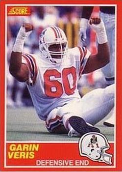 #131 Garin Veris - New England Patriots - 1989 Score Football