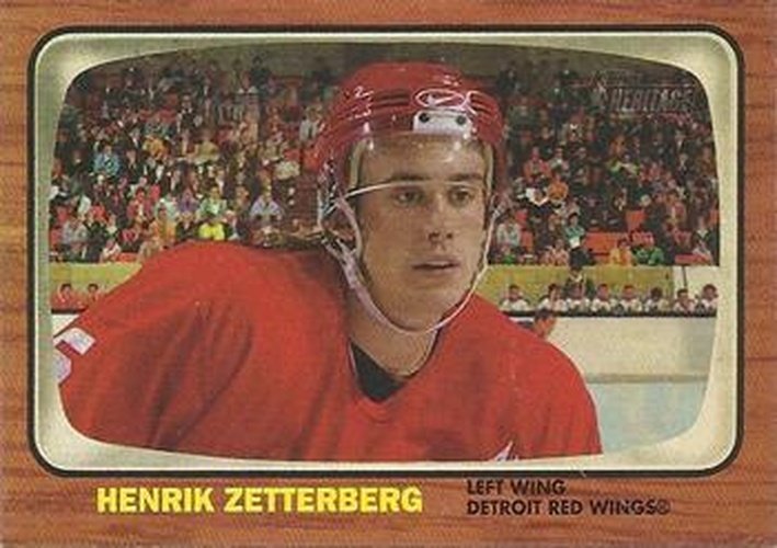 #131 Henrik Zetterberg - Detroit Red Wings - 2002-03 Topps Heritage Hockey