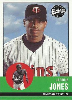 #131 Jacque Jones - Minnesota Twins - 2001 Upper Deck Vintage Baseball