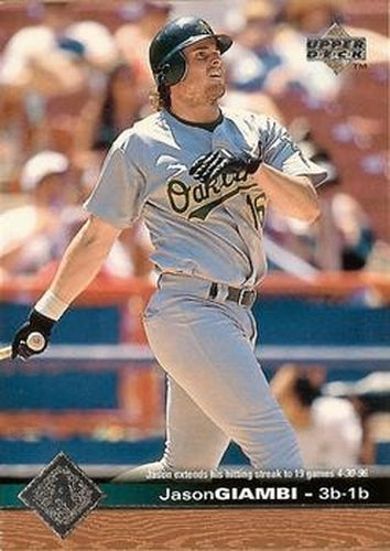 #131 Jason Giambi - Oakland Athletics - 1997 Upper Deck Baseball