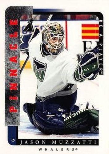 #131 Jason Muzzatti - Hartford Whalers - 1996-97 Pinnacle Be a Player Hockey