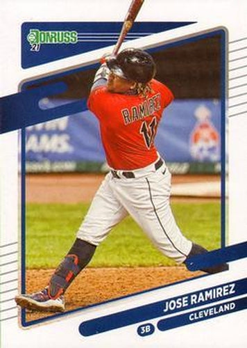 #131 Jose Ramirez - Cleveland Indians - 2021 Donruss Baseball