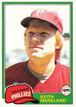 #131 Keith Moreland - Philadelphia Phillies - 1981 Topps Baseball