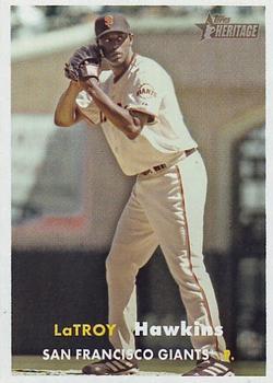 #131 LaTroy Hawkins - San Francisco Giants - 2006 Topps Heritage Baseball