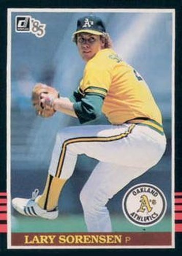#131 Lary Sorensen - Oakland Athletics - 1985 Donruss Baseball