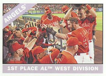 #131 Los Angeles Angels - Los Angeles Angels - 2015 Topps Heritage Baseball