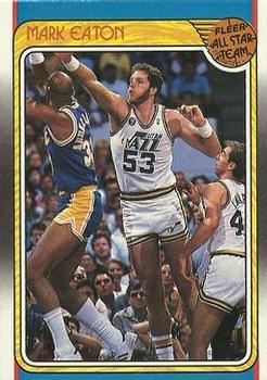 #131 Mark Eaton - Utah Jazz - 1988-89 Fleer Basketball