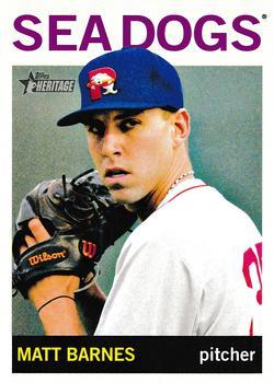 #131 Matt Barnes - Portland Sea Dogs - 2013 Topps Heritage Minor League Baseball