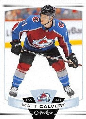 #131 Matt Calvert - Colorado Avalanche - 2019-20 O-Pee-Chee Hockey