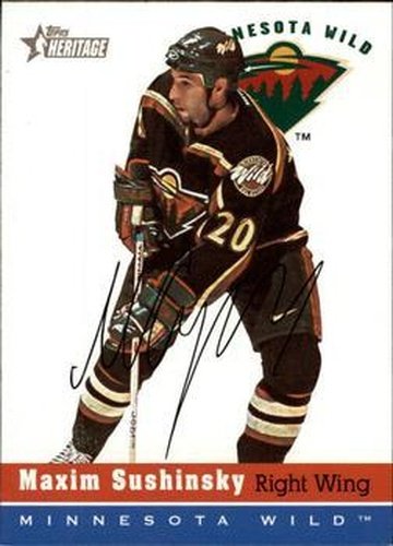 #131 Maxim Sushinski - Minnesota Wild - 2000-01 Topps Heritage Hockey