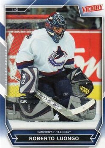 #131 Roberto Luongo - Vancouver Canucks - 2007-08 Upper Deck Victory Hockey