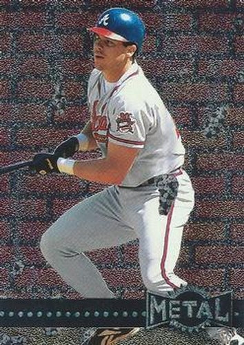 #131 Ryan Klesko - Atlanta Braves - 1996 Metal Universe Baseball