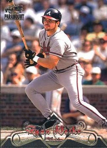 #131 Ryan Klesko - Atlanta Braves - 1998 Pacific Paramount Baseball