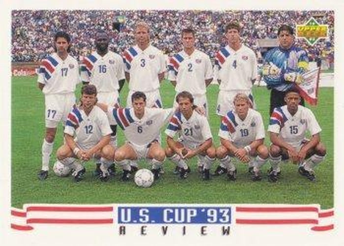 #131 USA Team - USA - 1993 Upper Deck World Cup Preview English/Spanish Soccer