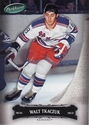 #131 Walt Tkaczuk - New York Rangers - 2006-07 Parkhurst Hockey