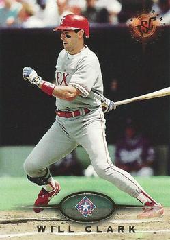 #131 Will Clark - Texas Rangers - 1995 Stadium Club Baseball