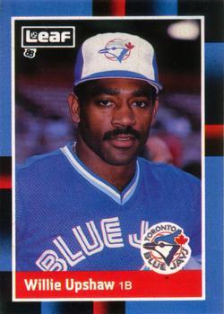 #131 Willie Upshaw - Toronto Blue Jays - 1988 Leaf Baseball