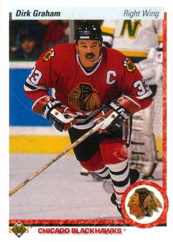 #131 Dirk Graham - Chicago Blackhawks - 1990-91 Upper Deck Hockey