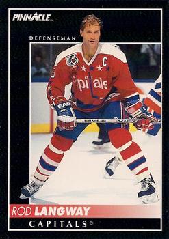 #131 Rod Langway - Washington Capitals - 1992-93 Pinnacle Canadian Hockey