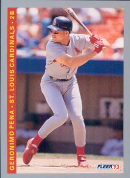 #131 Geronimo Pena - St. Louis Cardinals - 1993 Fleer Baseball