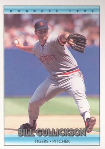 #131 Bill Gullickson - Detroit Tigers - 1992 Donruss Baseball