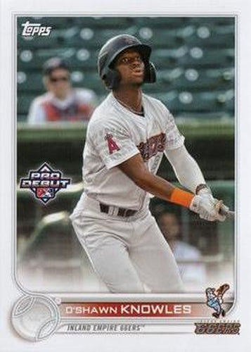 #PD-131 D'Shawn Knowles - Inland Empire 66ers - 2022 Topps Pro Debut Baseball