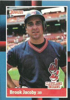 #131 Brook Jacoby - Cleveland Indians - 1988 Donruss Baseball