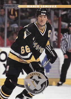 #131 Mario Lemieux - Pittsburgh Penguins - 1996-97 Donruss Hockey