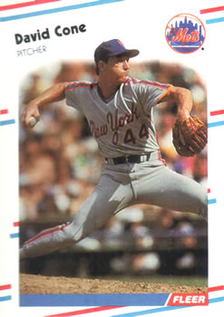 #131 David Cone - New York Mets - 1988 Fleer Baseball
