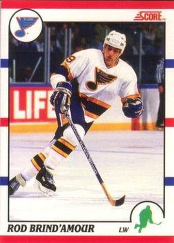 #131 Rod Brind'Amour - St. Louis Blues - 1990-91 Score Canadian Hockey