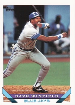 #131 Dave Winfield - Toronto Blue Jays - 1993 Topps Baseball