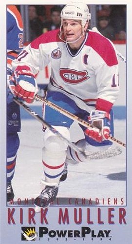 #131 Kirk Muller - Montreal Canadiens - 1993-94 Fleer PowerPlay Hockey