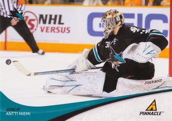 #131 Antti Niemi - San Jose Sharks - 2011-12 Panini Pinnacle Hockey