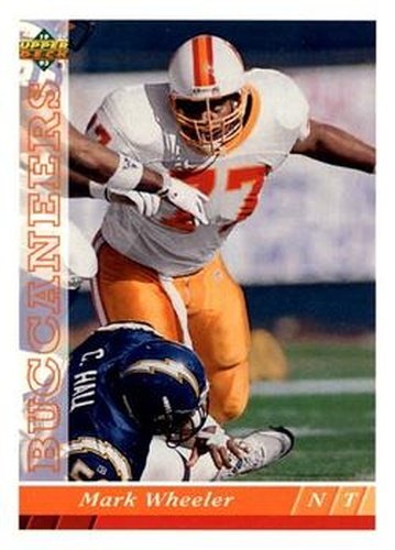 #131 Mark Wheeler - Tampa Bay Buccaneers - 1993 Upper Deck Football